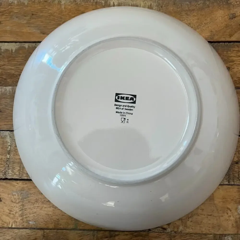 IKEA Off White Porcelain Serving Bowls 9